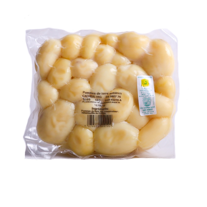 Pomme de terre sous vide